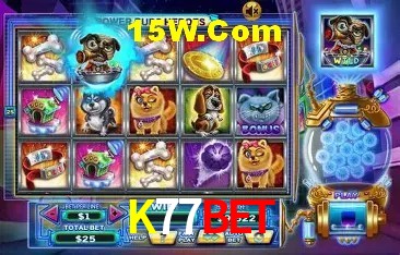 Interface moderna da plataforma K77Bet
